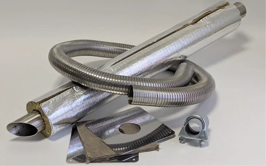 Фото Системы отвода выхлопных газов электрогенератора